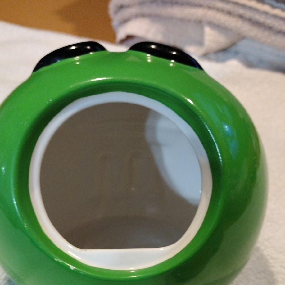 Green M&M Candy Dispenser with Sunglasses - Picture 4 of 7